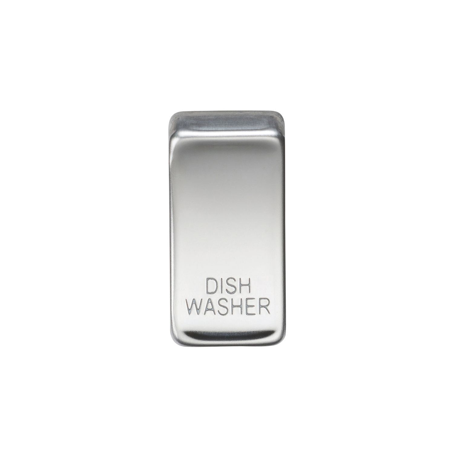 Knightsbridge 'DISHWASHER' Switch Cover Polished Chrome (369CR)