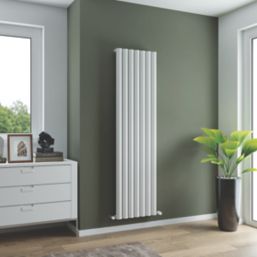 Ximax William 1800mm x 485mm 4444BTU White Vertical Designer Radiator