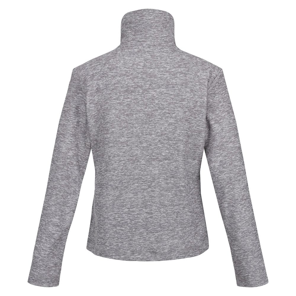 thumbnail image 2 of Regatta Ladies Kizmit Full Zip Fleece Jacket | Two Tone Marl | Anti Pill | Women's Outdoor Coat 2 of 3