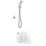 Mira Evoco Rear-Fed Concealed Chrome Thermostatic Built-In Mixer Shower & Bath Fill