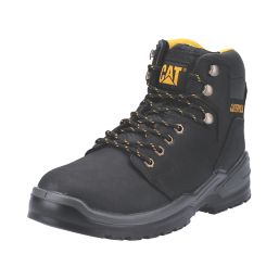 CAT Striver Injected Size 6  Black Water-Resistant Steel Toe Cap Safety Boots