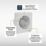 Sensio Layci 100mm Axial Bathroom Shower Extractor Fan Kit with Timer White 240V