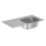Armitage Shanks Stewart 1 Bowl LH Metallic Stainless Steel Inset Sink 925mm x 500mm