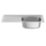 Armitage Shanks Stewart 1 Bowl LH Metallic Stainless Steel Inset Sink 925mm x 500mm