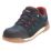 Site Scoria   Safety Trainers Navy Blue & Red Size 12