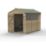 Forest Beckwood 6' x 9' 6" (Nominal) Apex Shiplap Timber Shed with Base & Assembly