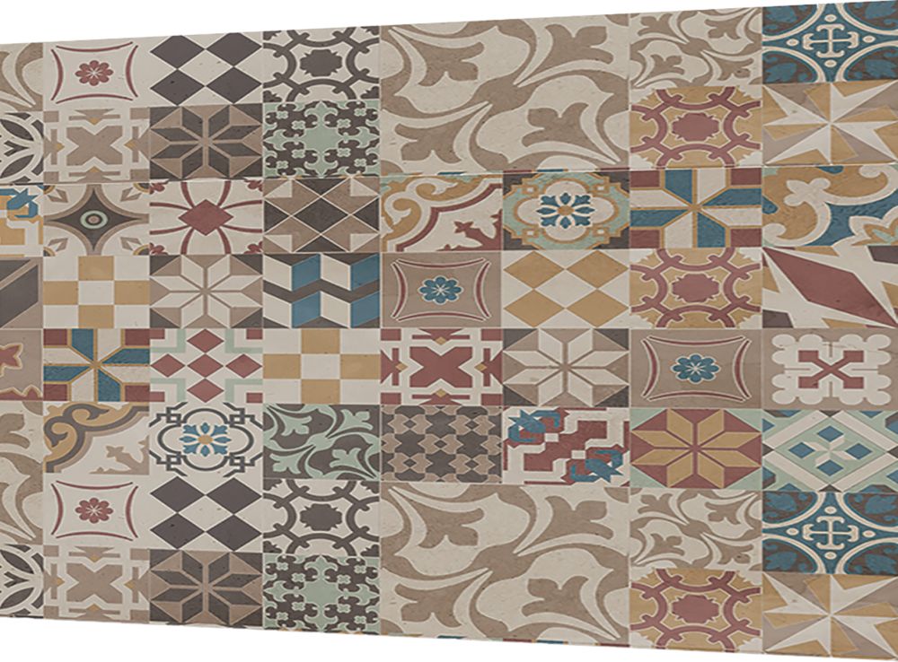 Splashwall  Brown / Blue / Yellow / Red Alloy Splashback 600mm x 800mm x 4mm