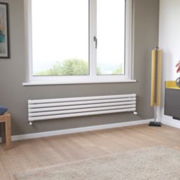 Ximax Fortuna 294mm x 1800mm 2017BTU White Horizontal Designer Radiator