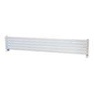 Ximax Fortuna 294mm x 1800mm 2017BTU White Horizontal Designer Radiator