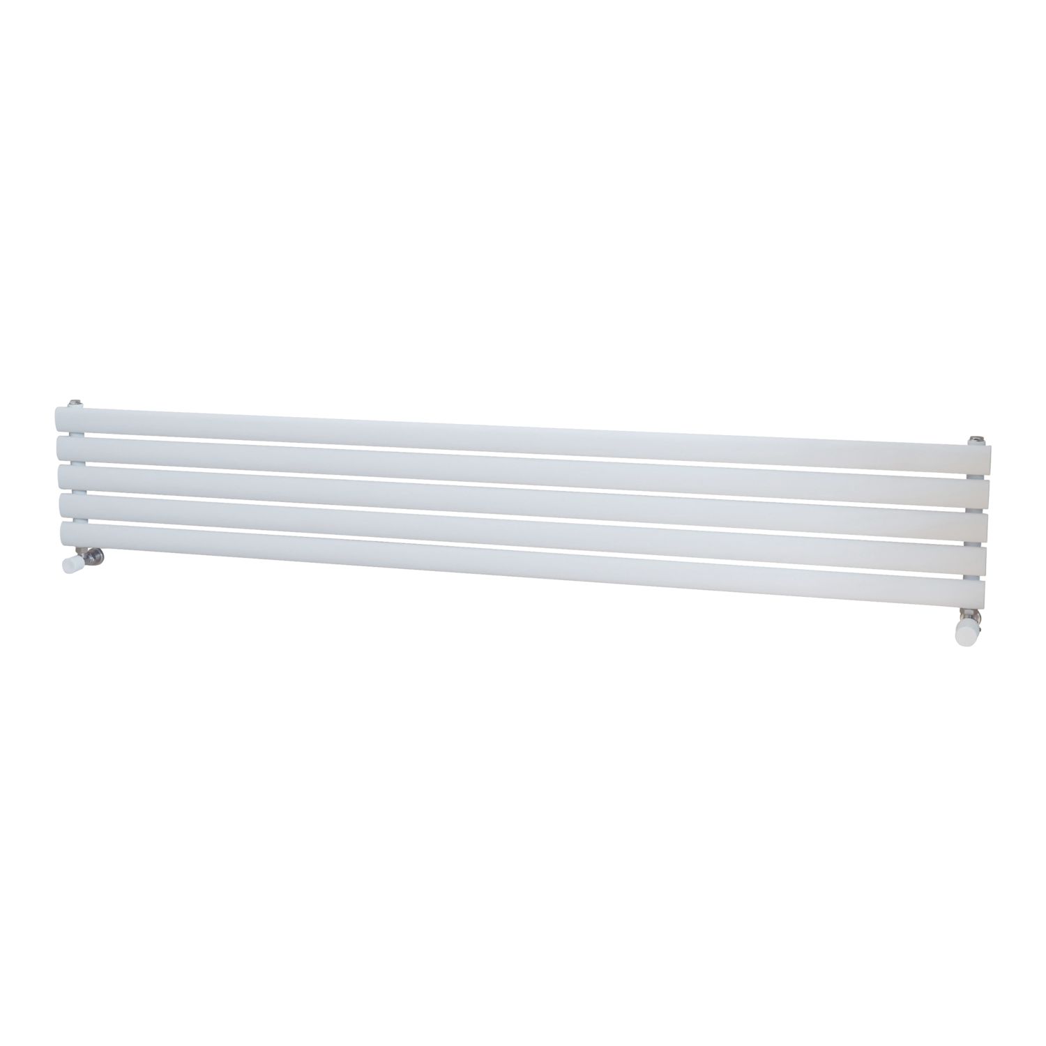 Ximax Fortuna 294mm x 1800mm 2017BTU White Horizontal Designer Radiator (369TP)