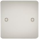 Knightsbridge  1-Gang Blanking Plate Pearl