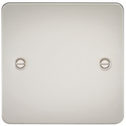 Knightsbridge  1-Gang Blanking Plate Pearl