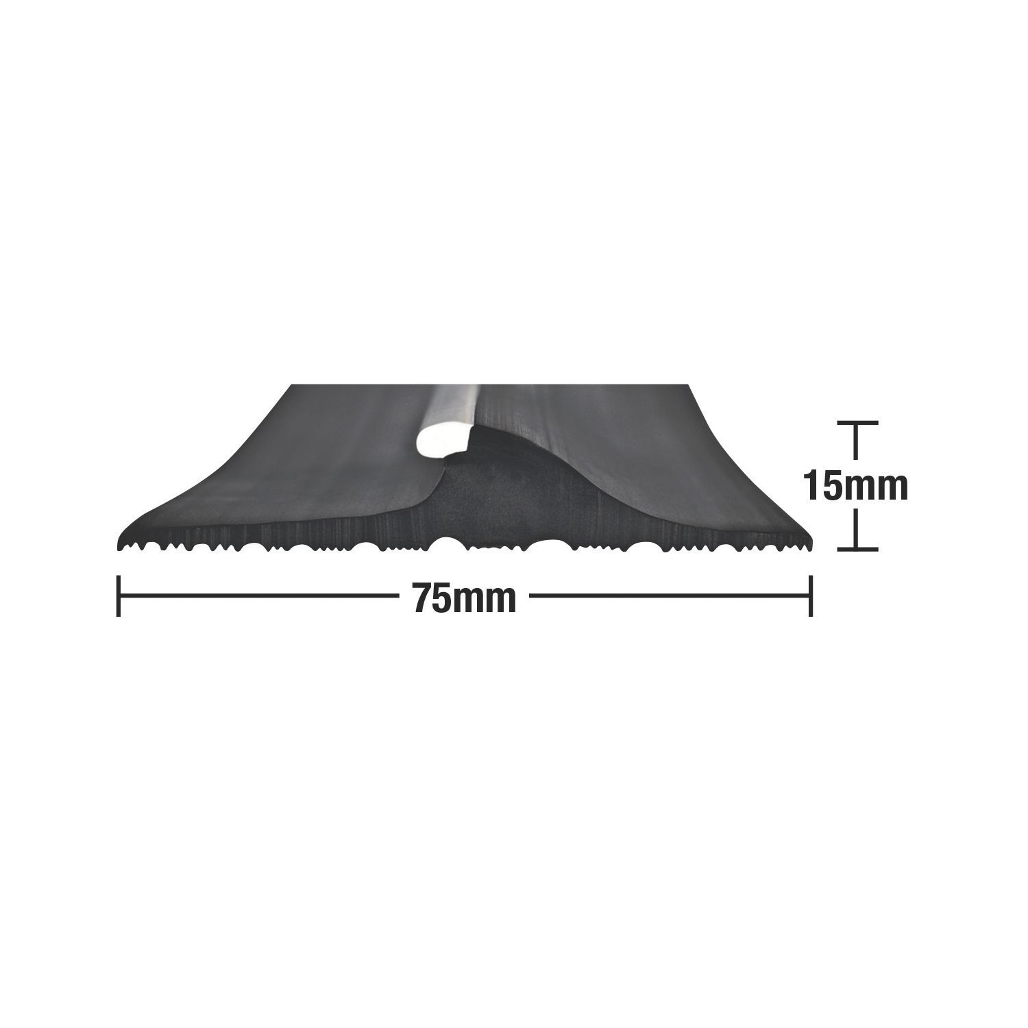 Stormguard Garage Threshold Seal Black 2.5m (37019)