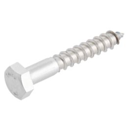 Easydrive  Hex Bolt Self-Tapping Coach Screws 6mm x 50mm 10 Pack