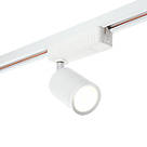 Saxby Cora LED 1-Circuit Track Spotlight Gloss White 7W 585lm