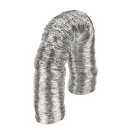Manrose Aluminium Laminated Flexible Ducting Hose Silver 10m x 100mm