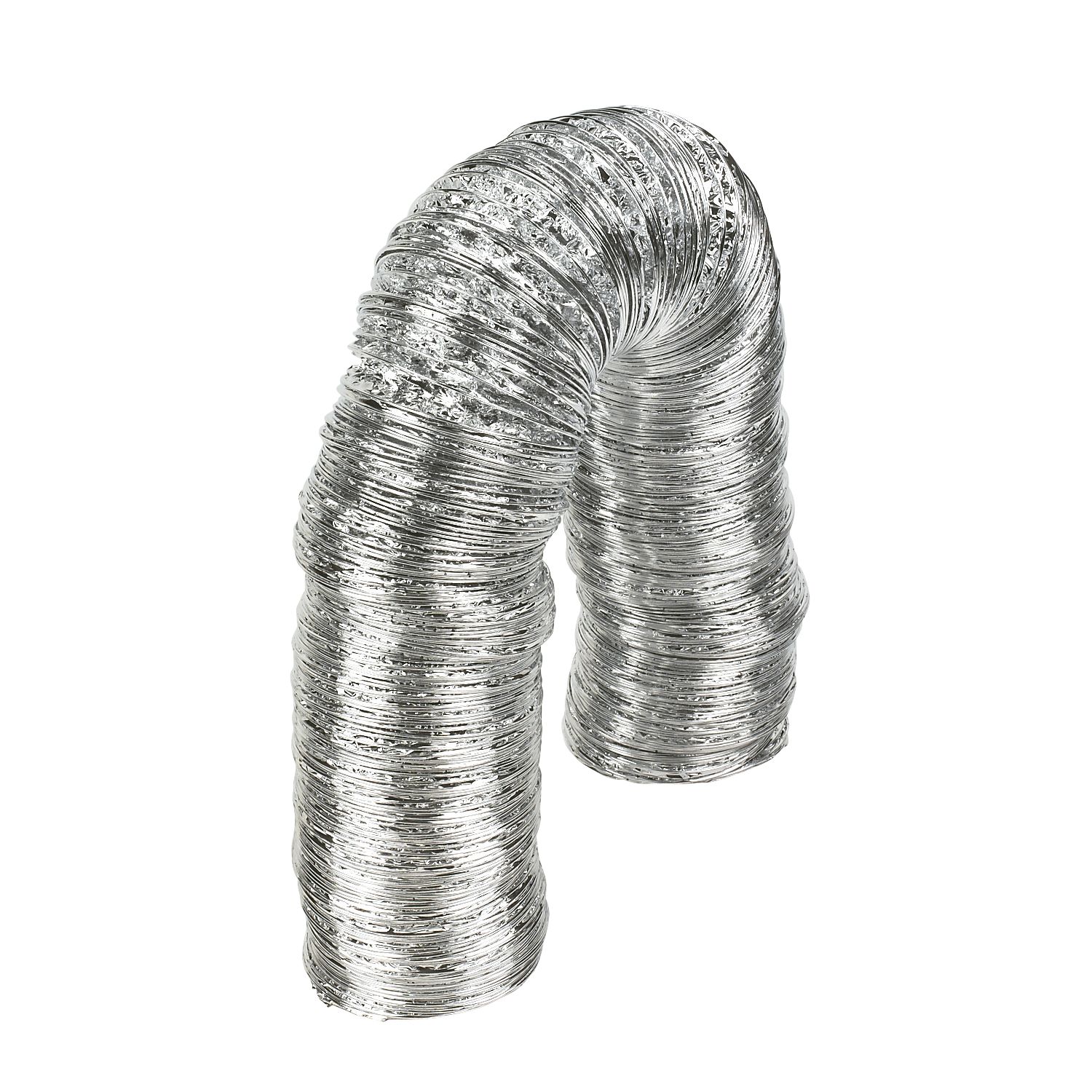 Manrose Aluminium Laminated Flexible Ducting Hose Silver 10m x 100mm (37075)