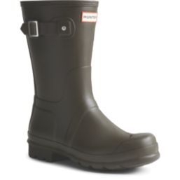 Hunter  Size 11  Chocolate Non Safety Wellies