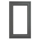 Crystal  Right-Hand Opening Clear Triple-Glazed Casement Anthracite on White uPVC Window 610mm x 1115mm