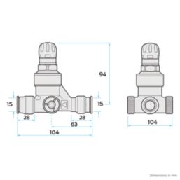 Reliance Valves Predator Compact 312 PRV 0-16bar 15mm x 15mm