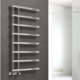 Reina 722mm x 500mm 799BTU Chrome Flat Designer Towel Radiator