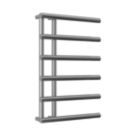 Reina 722mm x 500mm 799BTU Chrome Flat Designer Towel Radiator