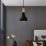 Eglo Sabinar 18cm Single Pendant Light Black/Brown
