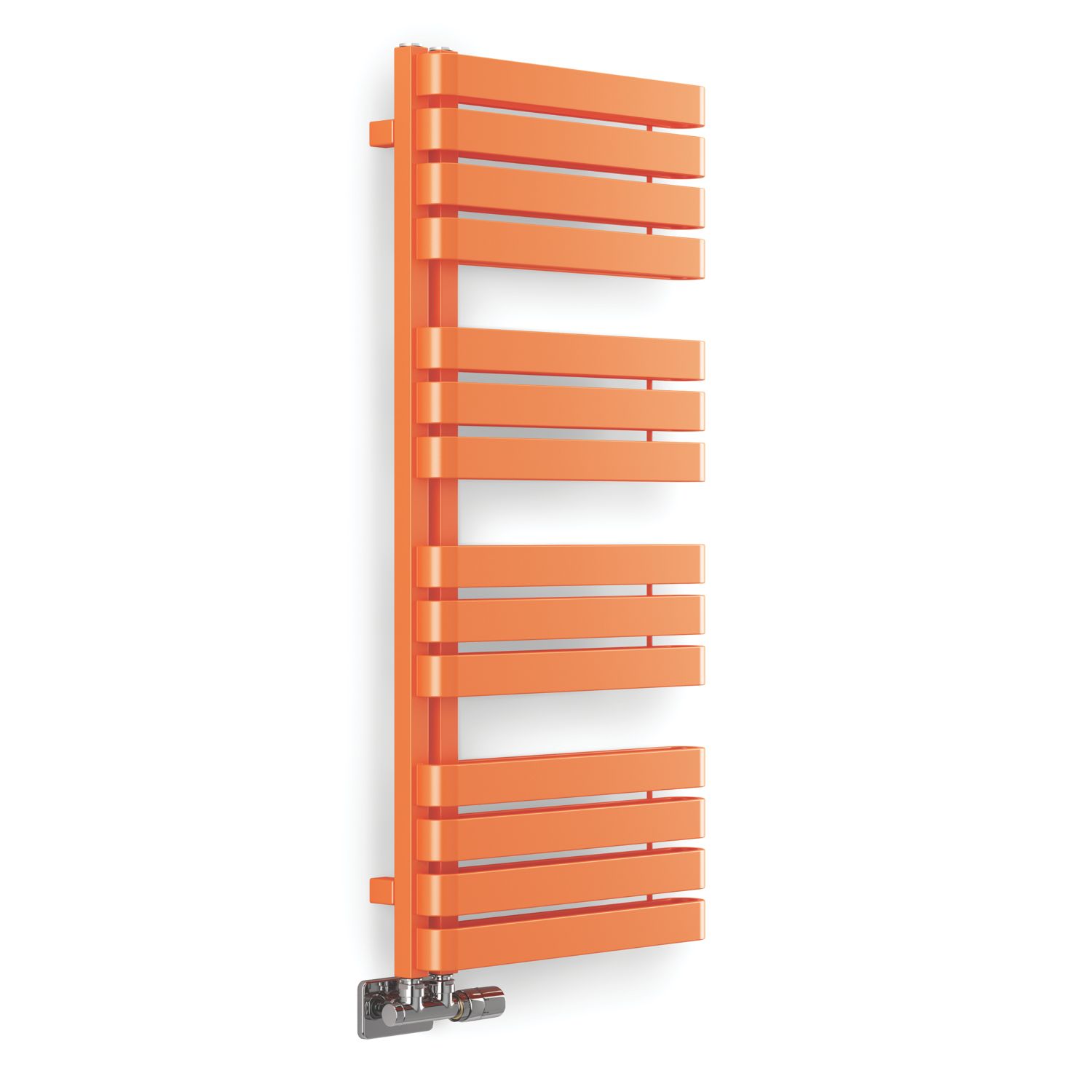 Terma 1110mm x 500mm 2605BTU Orange Flat Designer Towel Radiator (370RH)