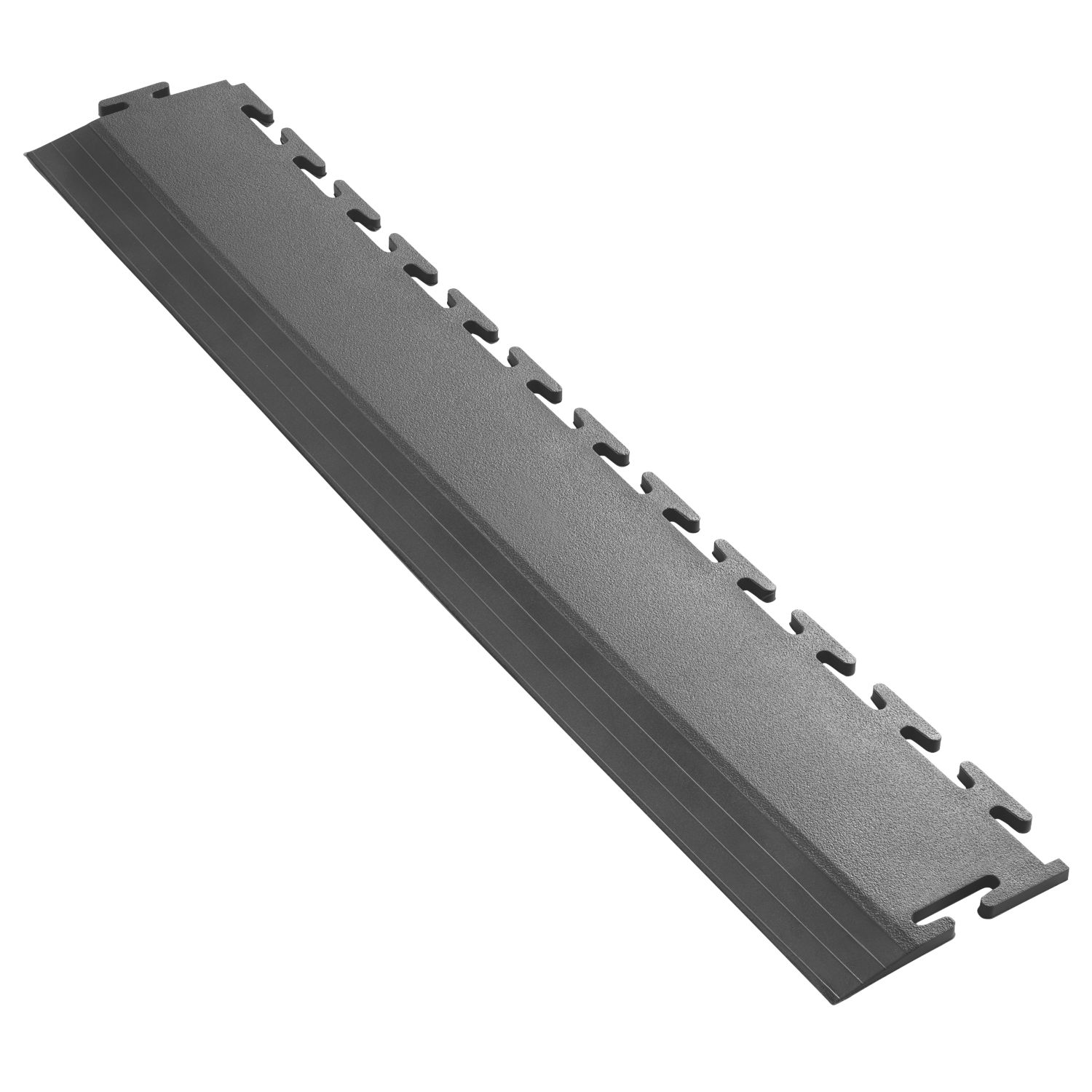 Ecotile E500/7 Interlocking Edge Ramps Graphite 590mm x 90mm 2 Pack (370RV)