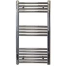 Towelrads 800mm x 400mm 655BTU Chrome Flat  Towel Radiator