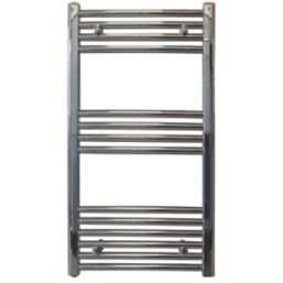Towelrads 800mm x 400mm 655BTU Chrome Flat  Towel Radiator