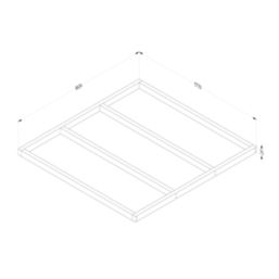 Forest SBP88MIN 6' x 6' Timber Shed Base with Assembly