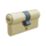 Smith & Locke  6-Pin Double Cylinder Lock 30-30 (60mm) Polished Brass