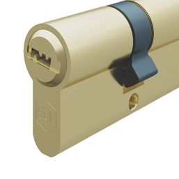 Smith & Locke  6-Pin Double Cylinder Lock 30-30 (60mm) Polished Brass