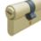 Smith & Locke  6-Pin Double Cylinder Lock 30-30 (60mm) Polished Brass