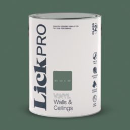 LickPro  5Ltr Green BS 14 C 39 Vinyl Matt Emulsion  Paint