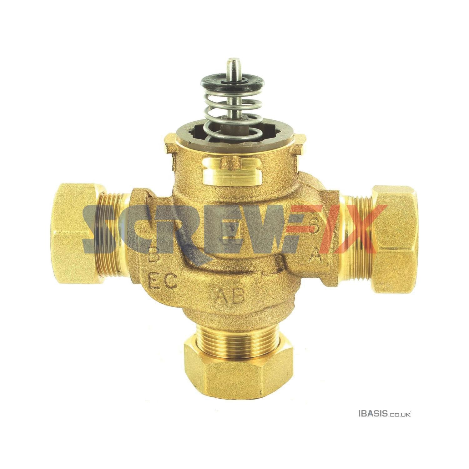 Worcester Bosch 87161049190 Diverter Valve Body for Plastic Actuator (370TP)