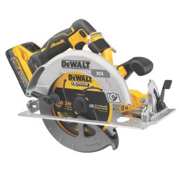 DEWALT DCS573H2T-GB 190mm 18V 2 x 5.0Ah Li-Ion PowerStack Brushless Cordless Circular Saw