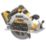 DEWALT DCS573H2T-GB 190mm 18V 2 x 5.0Ah Li-Ion PowerStack Brushless Cordless Circular Saw