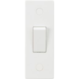 Knightsbridge Architrave 10AX 1-Gang 2-Way Light Switch  White