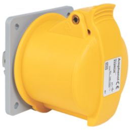 Amphenol 32A 2P+E Panel Socket 130V