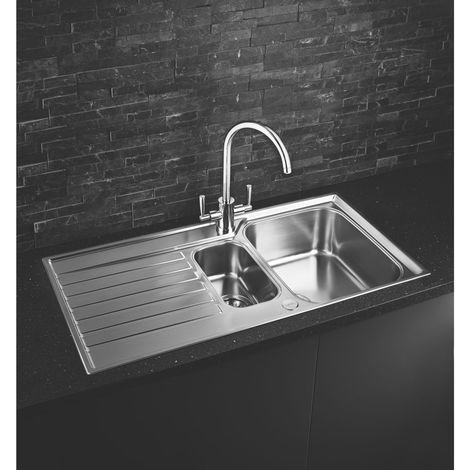 Franke Ascona 1.5 Bowl Stainless Steel Inset Sink 1000mm x 510mm (37197)
