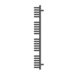 Flomasta U-Shape 1140mm x 500mm 2184BTU Anthracite Vertical Designer Radiator