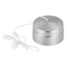 LAP  6A 2-Way Pull Cord Switch Brushed Steel