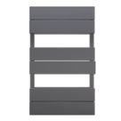 Towelrads 835mm x 500mm 1665BTU Anthracite Flat Designer Towel Radiator