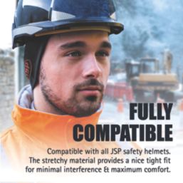 JSP SureFit Unisex Thermal Safety Helmet Liner - M/L Hi-Vis Orange