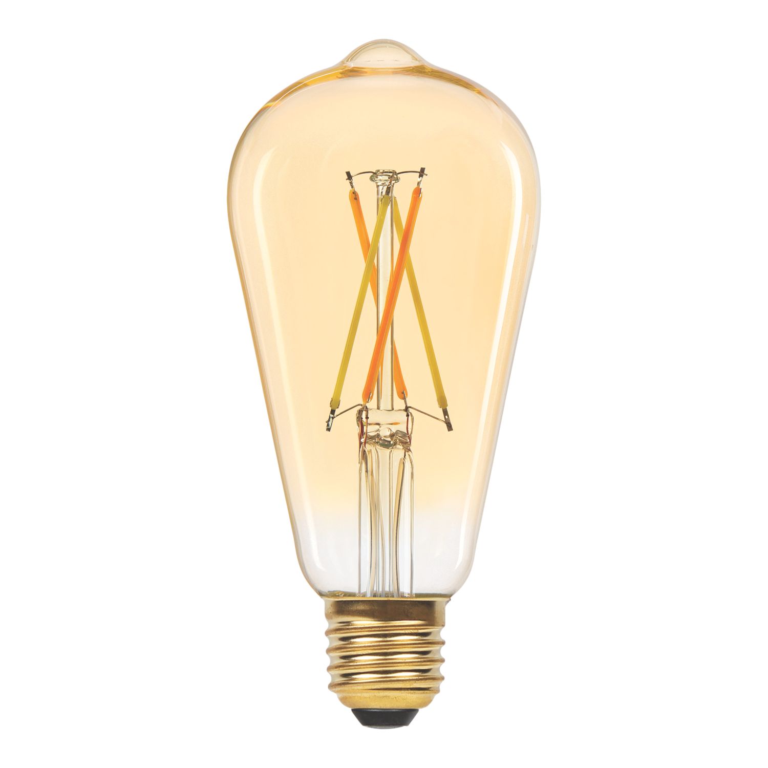LAP Myko E27 ST64 LED Virtual Filament Smart Light Bulb 7.3W 806lm (371FM)