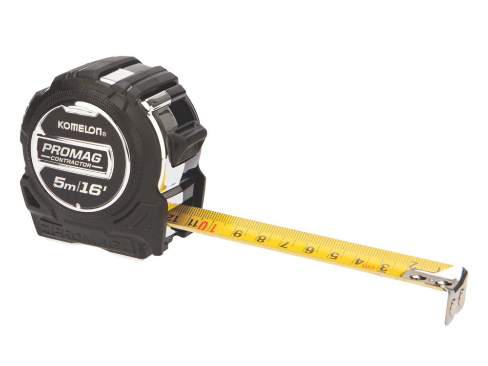 Komelon Contractor 5m Tape Measure Screwfix