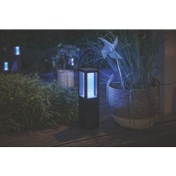 Philips Hue Impress 400mm Outdoor LED Smart Pedestal Light Black 8W 1180lm