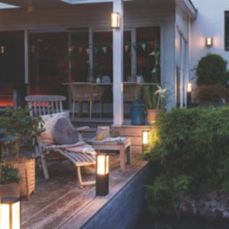 Philips Hue Impress 400mm Outdoor LED Bollard Light Black 8W 1180lm